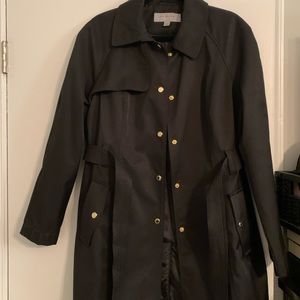 Black trench coat
